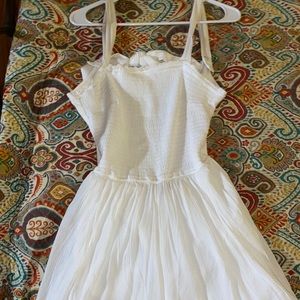 Hollister White Romper size medium